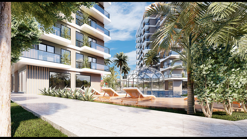 Sale of apartments in an elite complex in the center of Alanya image