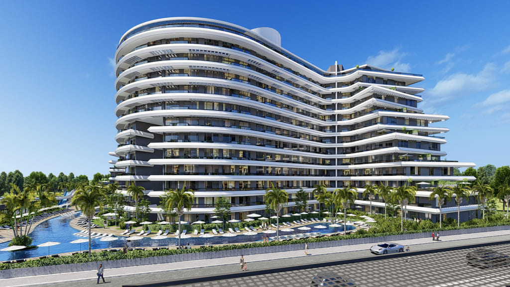 Luxury residential complex in Antalya image