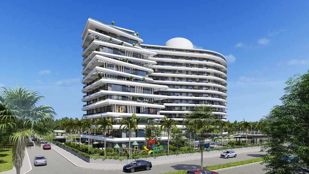 Luxury residential complex in Antalya image