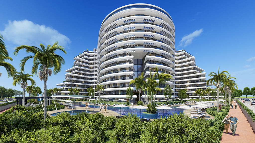 Luxury residential complex in Antalya image