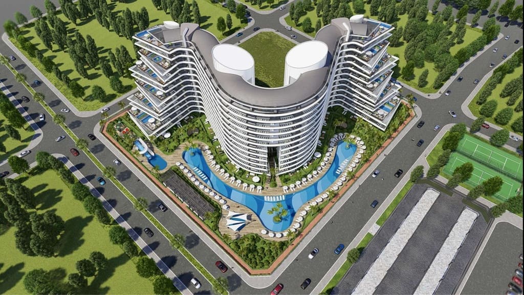 Luxury residential complex in Antalya image