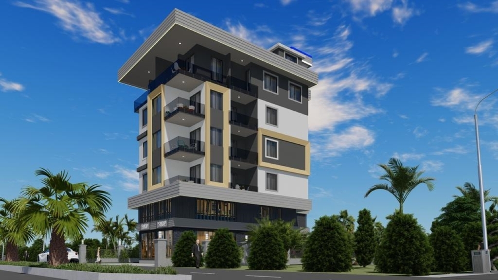 Apartments in a new residential complex in Alanya, Kargicak district image