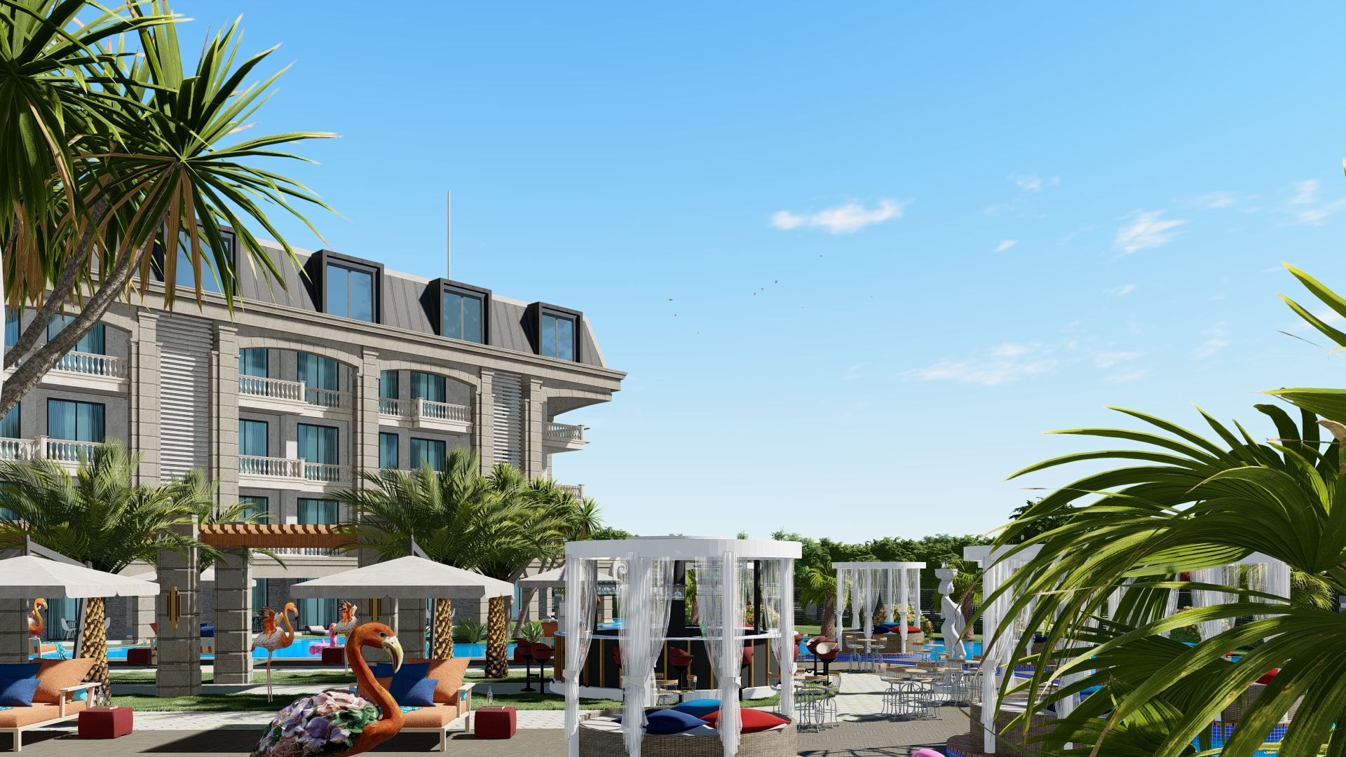 Luxury sea view complex image