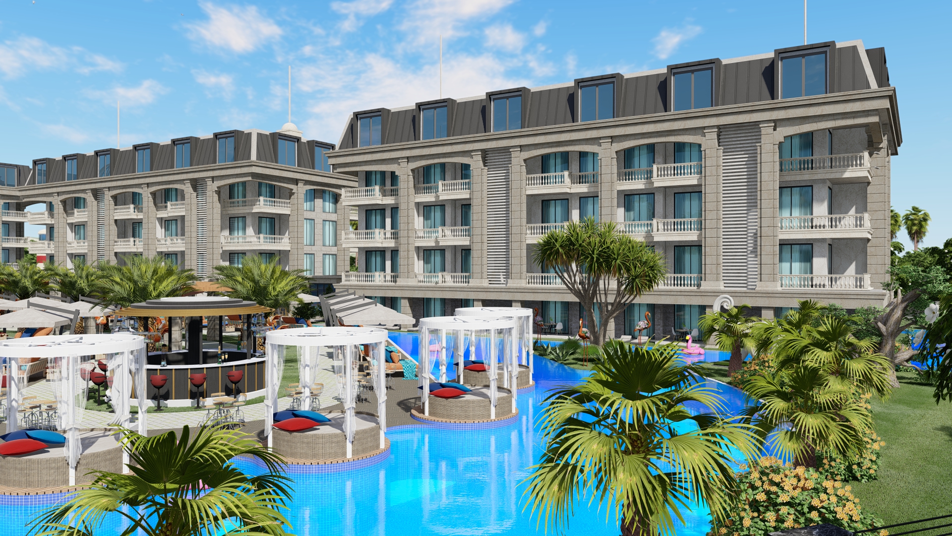 Luxury sea view complex image