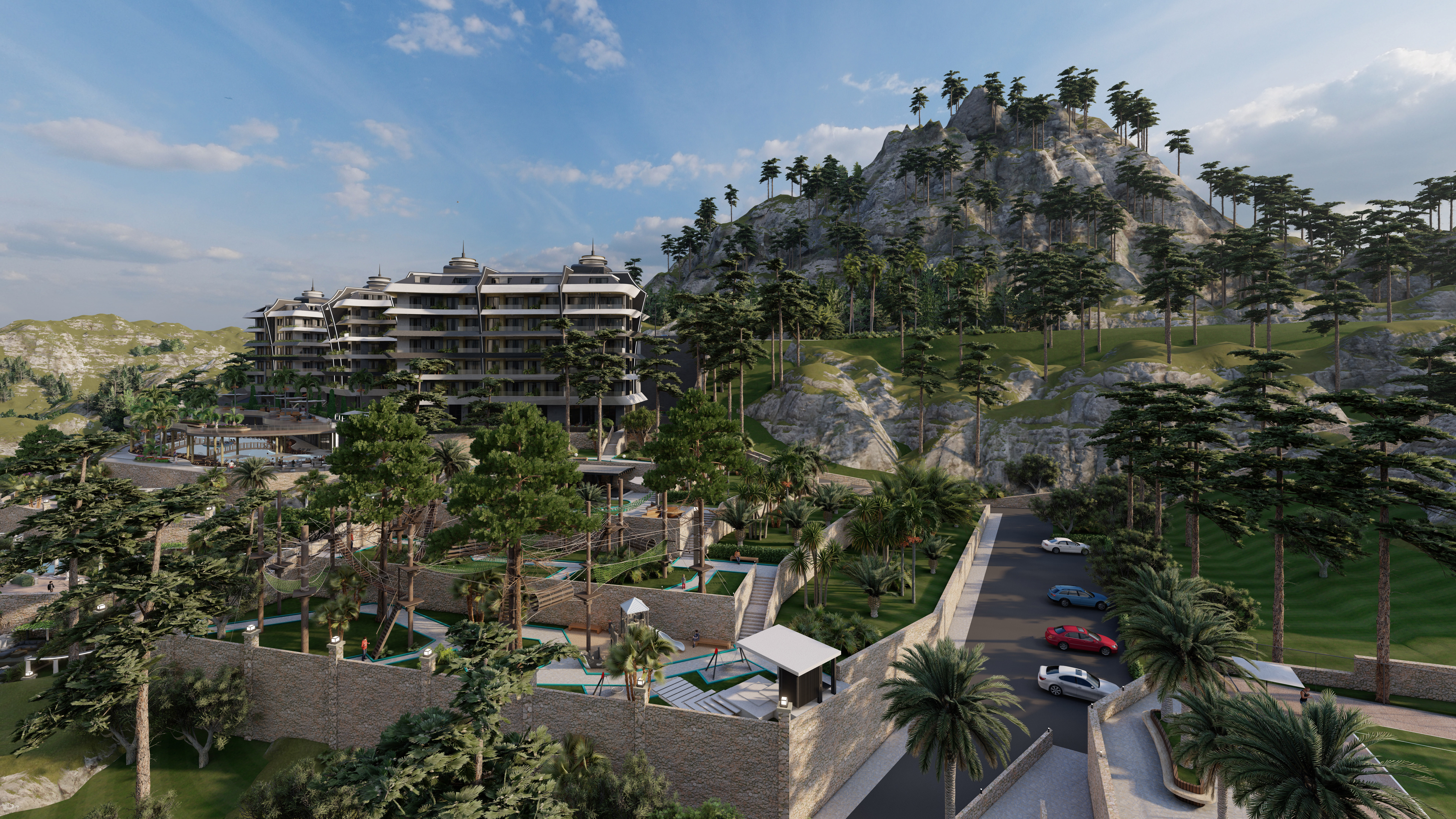 Luxury project in mountains of Mahmutlar image