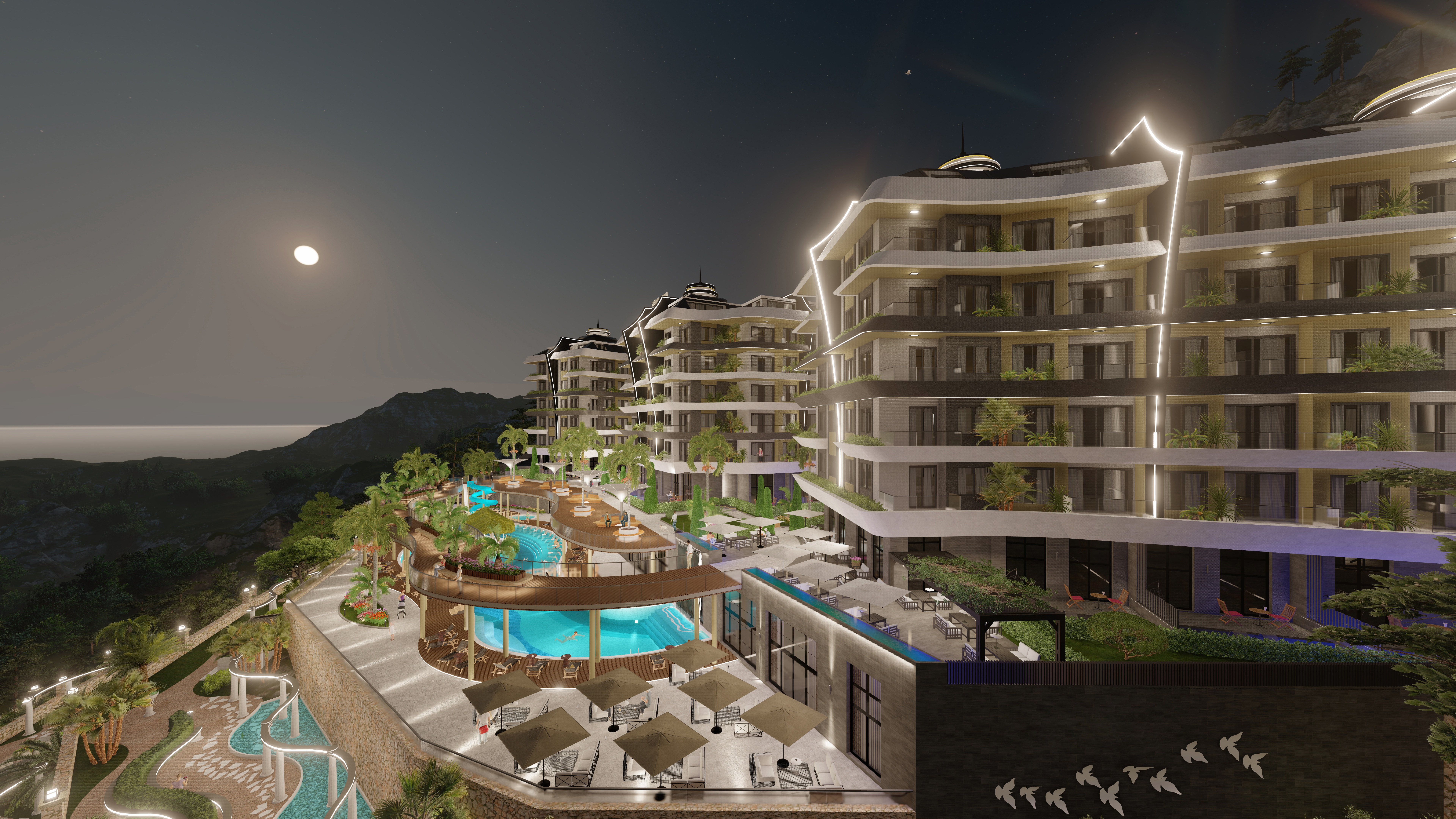 Luxury project in mountains of Mahmutlar image